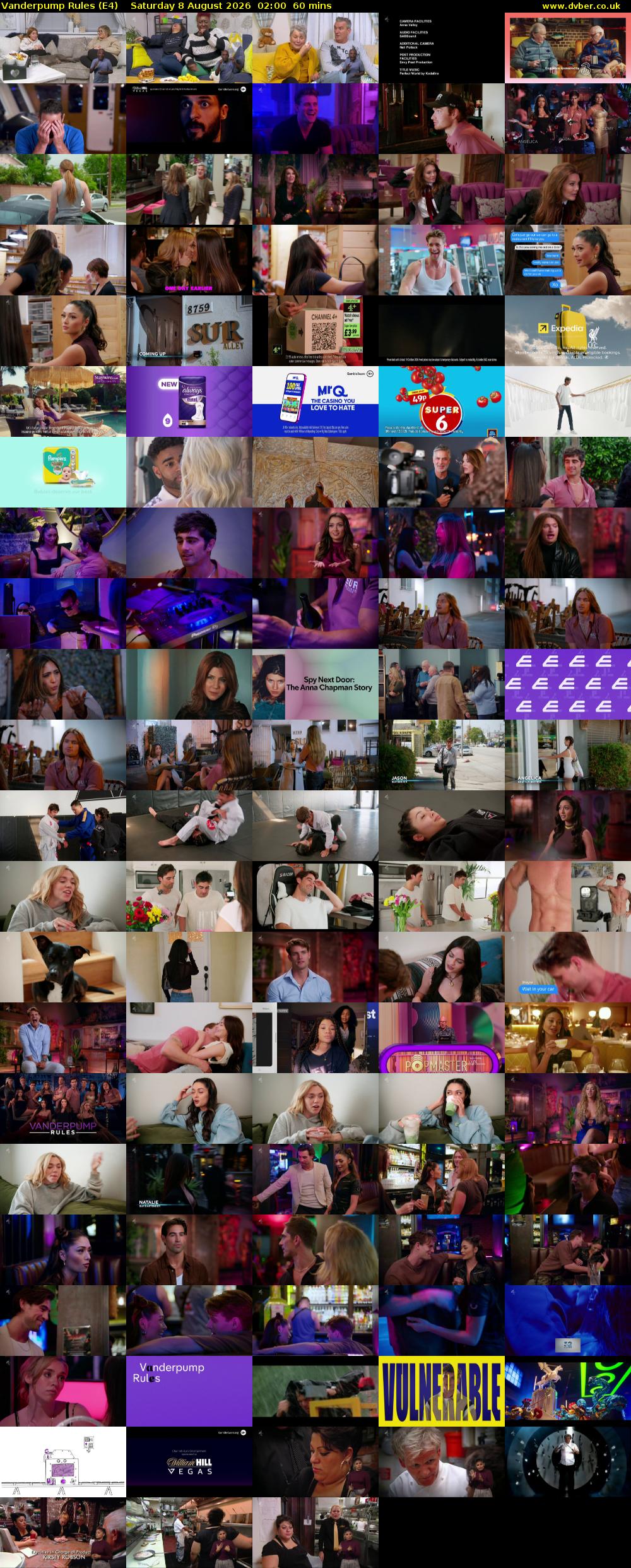 Vanderpump Rules (E4) Saturday 8 August 2026 02:00 - 03:00