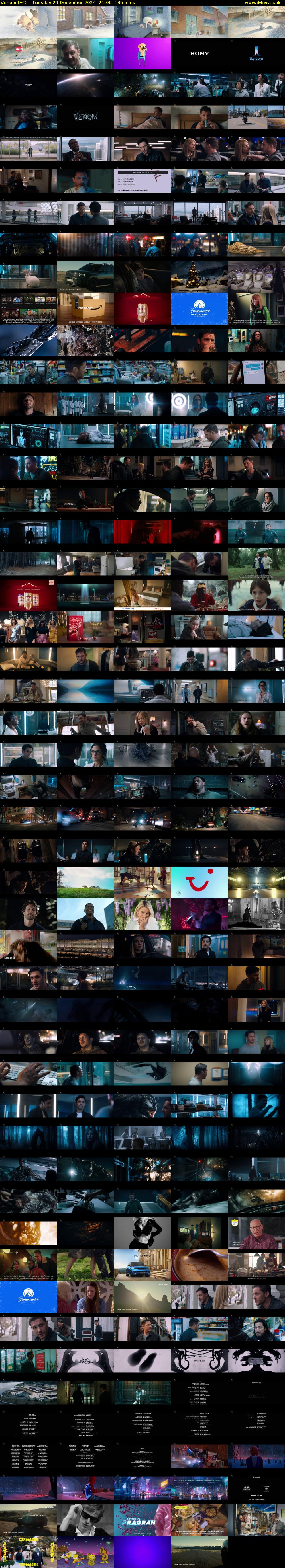 Venom (E4) Tuesday 24 December 2024 21:00 - 23:15