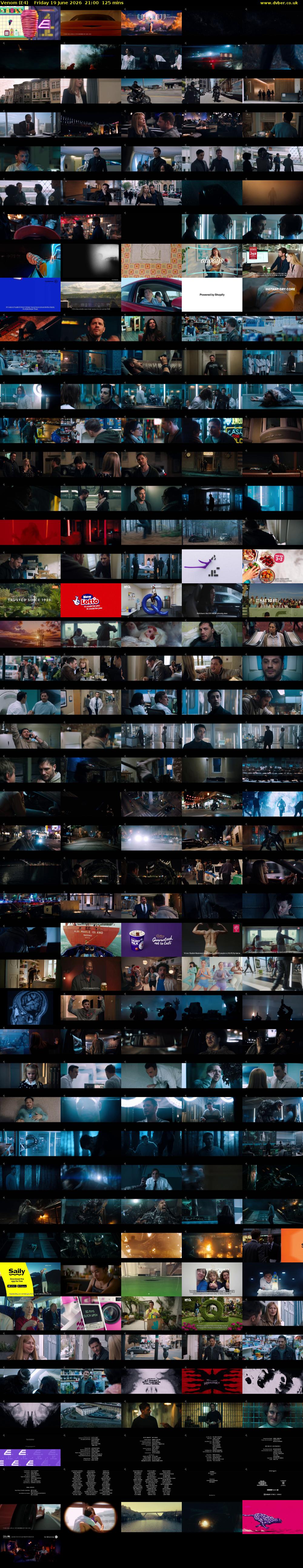 Venom (E4) Friday 19 June 2026 21:00 - 23:05