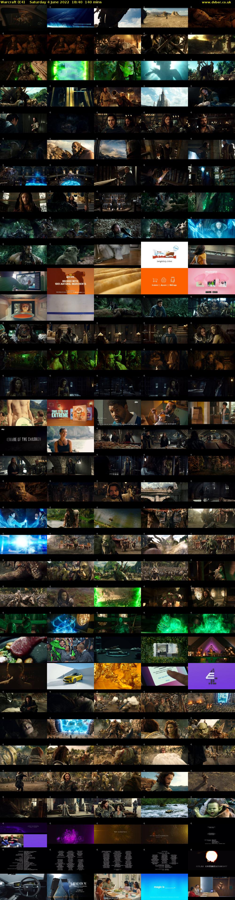 Warcraft (E4) Saturday 4 June 2022 18:40 - 21:00
