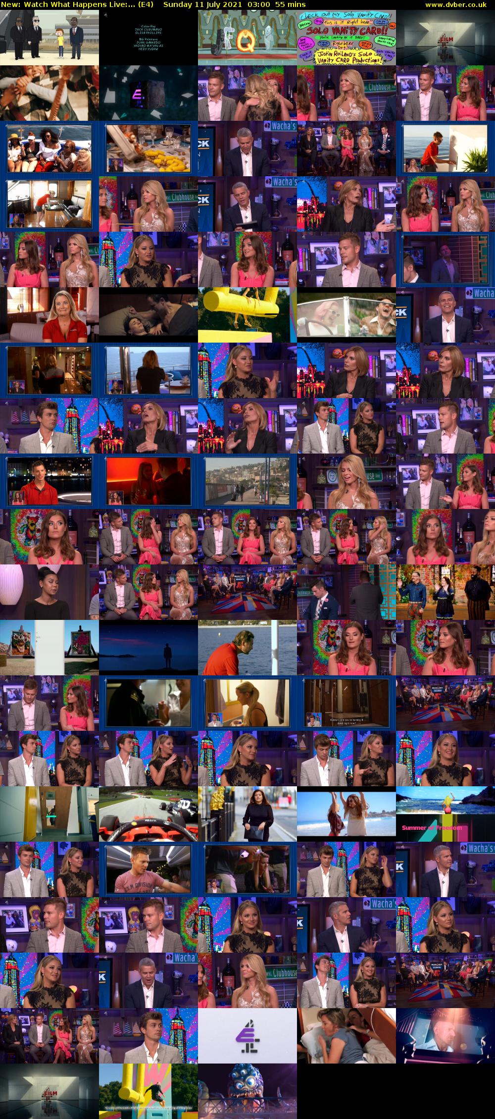Watch What Happens Live:... (E4) Sunday 11 July 2021 03:00 - 03:55