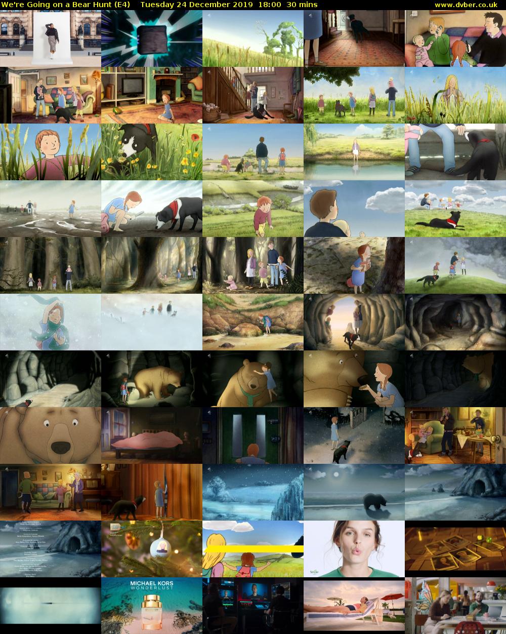We're Going on a Bear Hunt (E4) Tuesday 24 December 2019 18:00 - 18:30