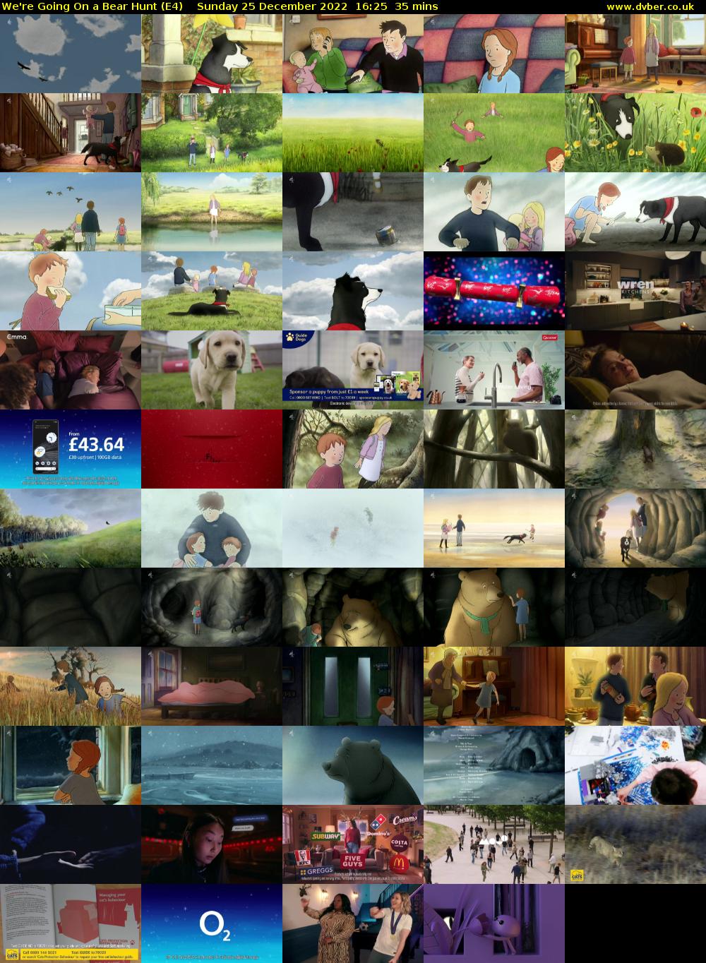 We're Going on a Bear Hunt (E4) Sunday 25 December 2022 16:25 - 17:00