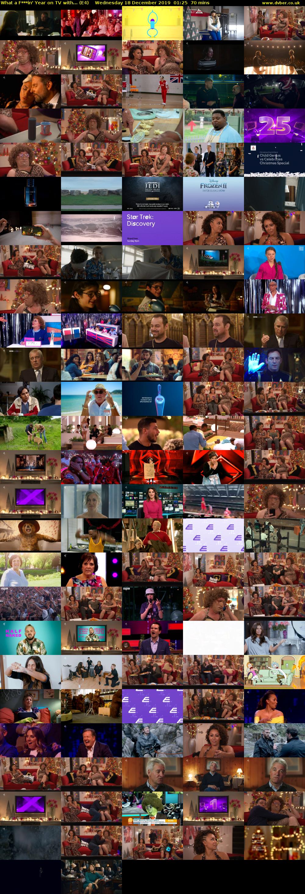 What a F***in' Year on TV with... (E4) Wednesday 18 December 2019 01:25 - 02:35