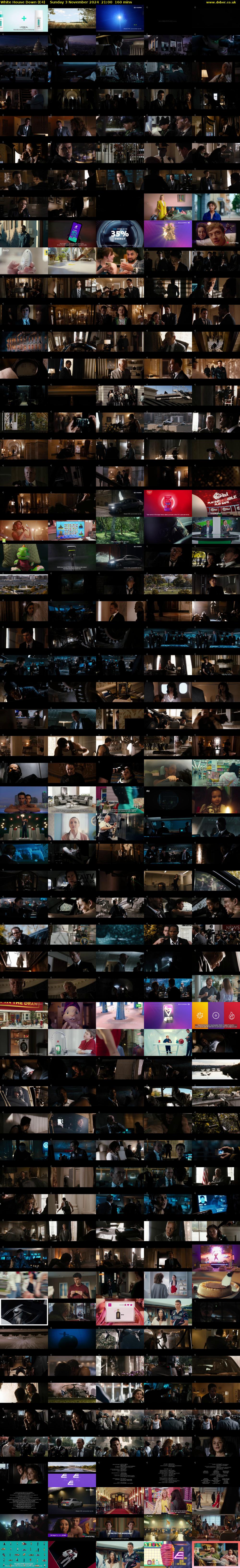 White House Down (E4) Sunday 3 November 2024 21:00 - 23:40