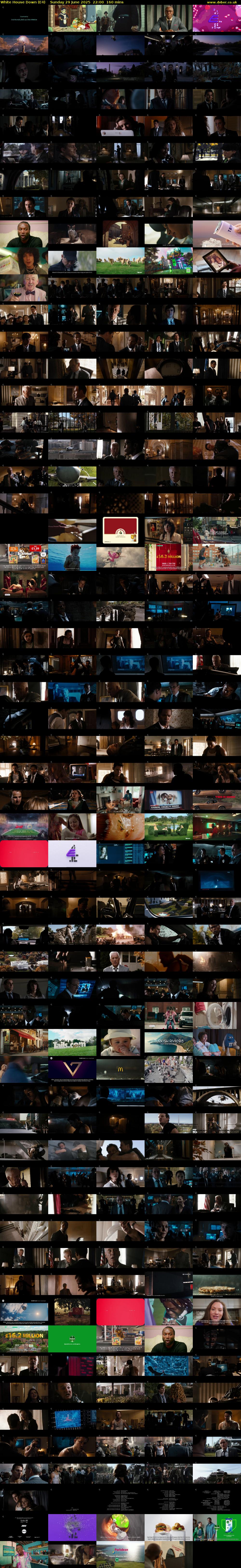White House Down (E4) Sunday 29 June 2025 22:00 - 00:40