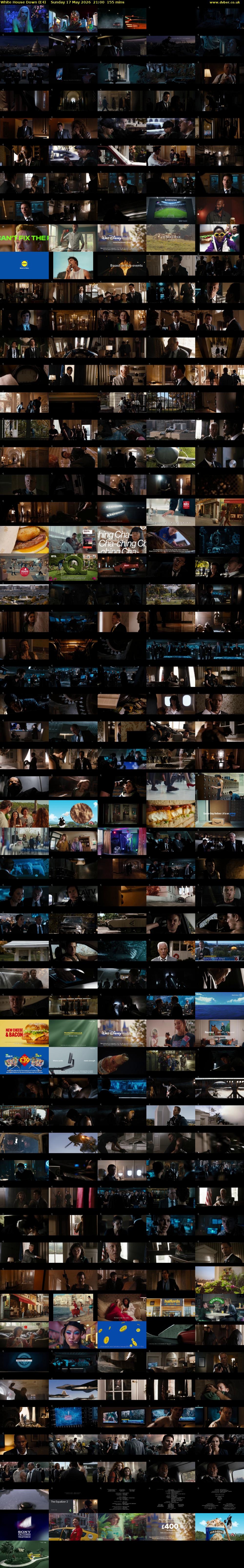 White House Down (E4) Sunday 17 May 2026 21:00 - 23:35