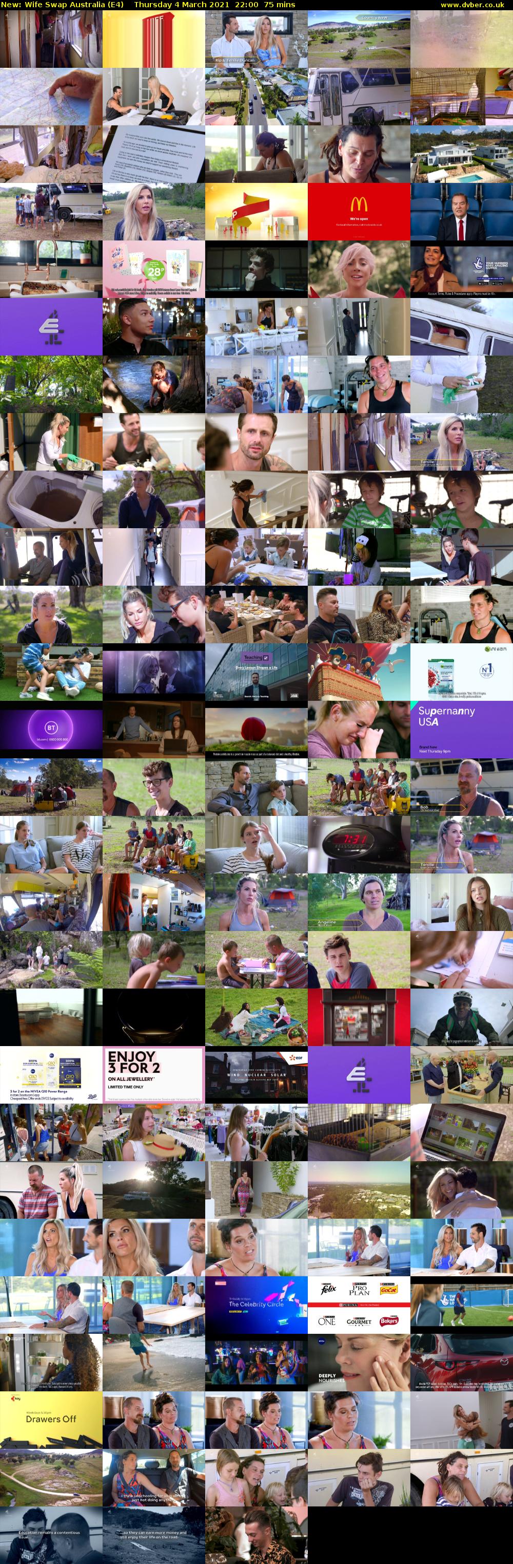 Wife Swap Australia (E4) Thursday 4 March 2021 22:00 - 23:15