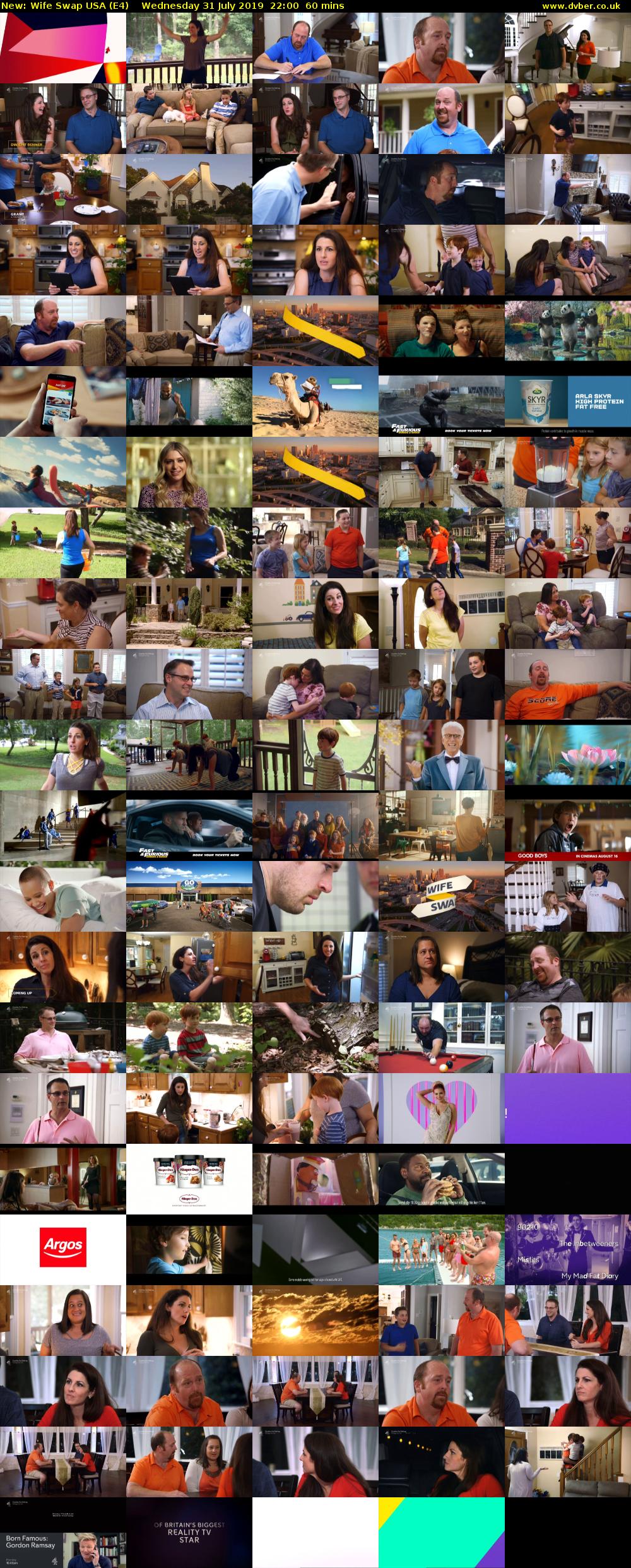 Wife Swap USA (E4) Wednesday 31 July 2019 22:00 - 23:00