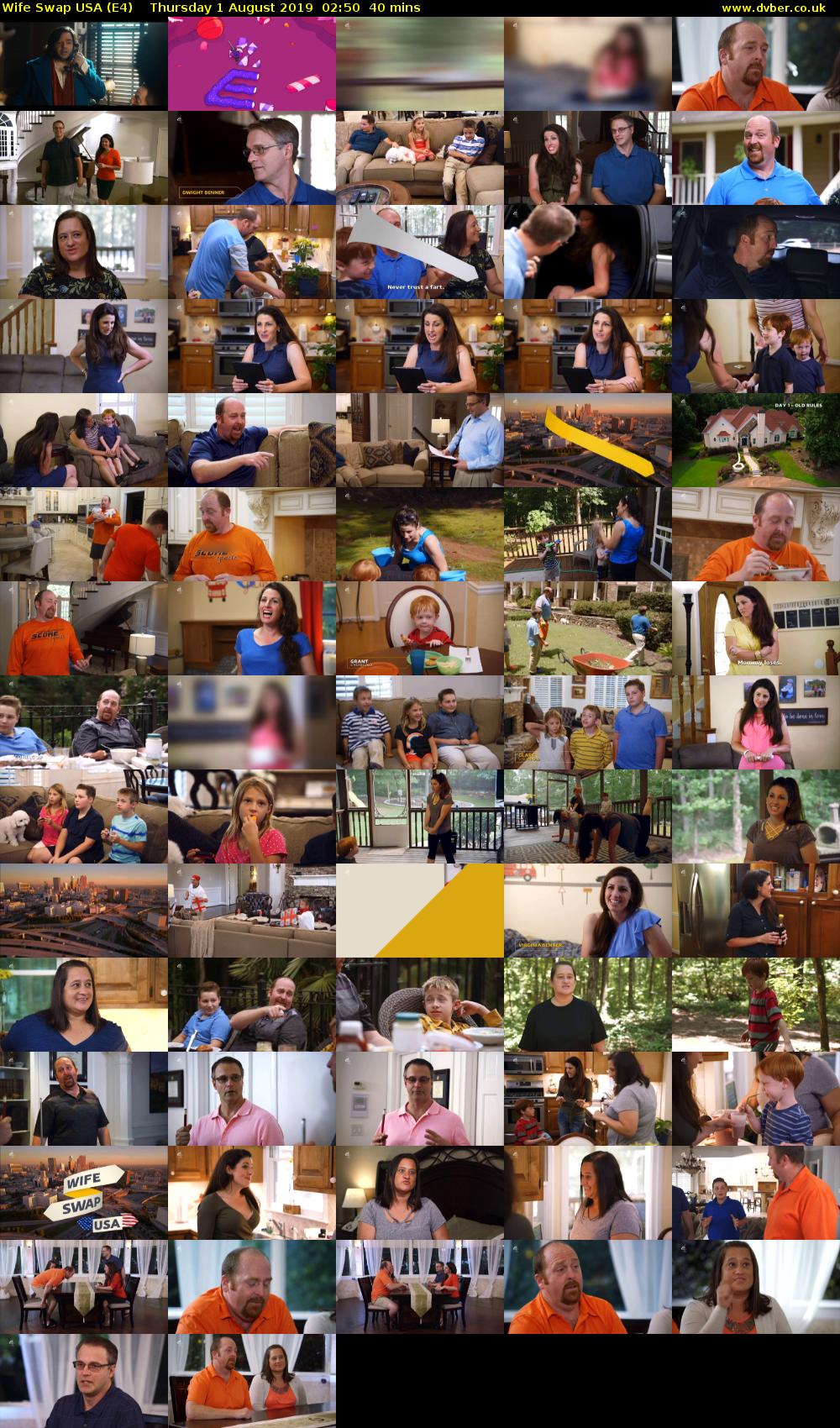 Wife Swap USA (E4) Thursday 1 August 2019 02:50 - 03:30