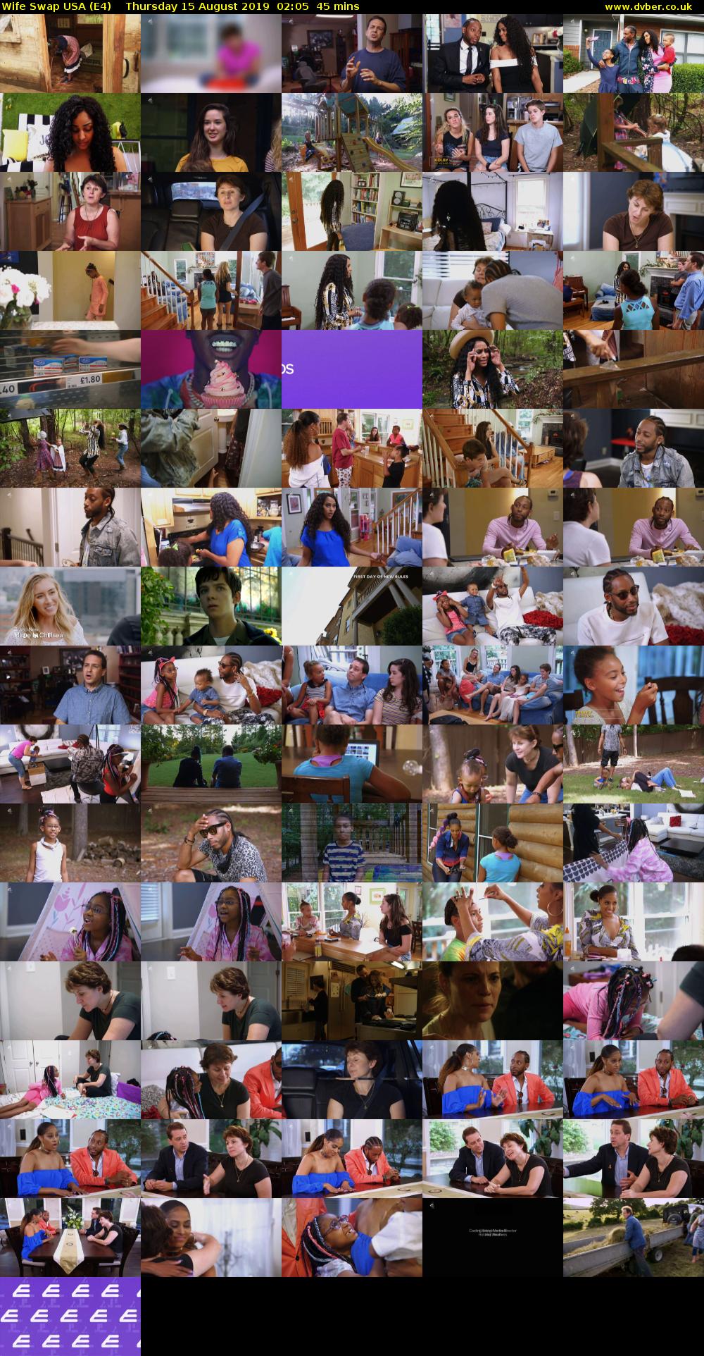 Wife Swap USA (E4) Thursday 15 August 2019 02:05 - 02:50