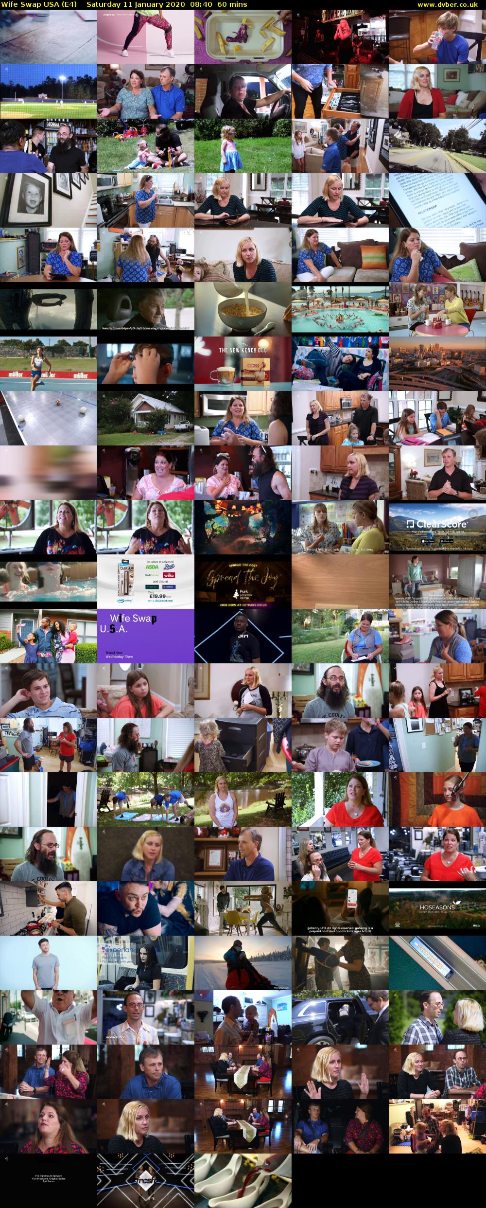 Wife Swap USA (E4) Saturday 11 January 2020 08:40 - 09:40