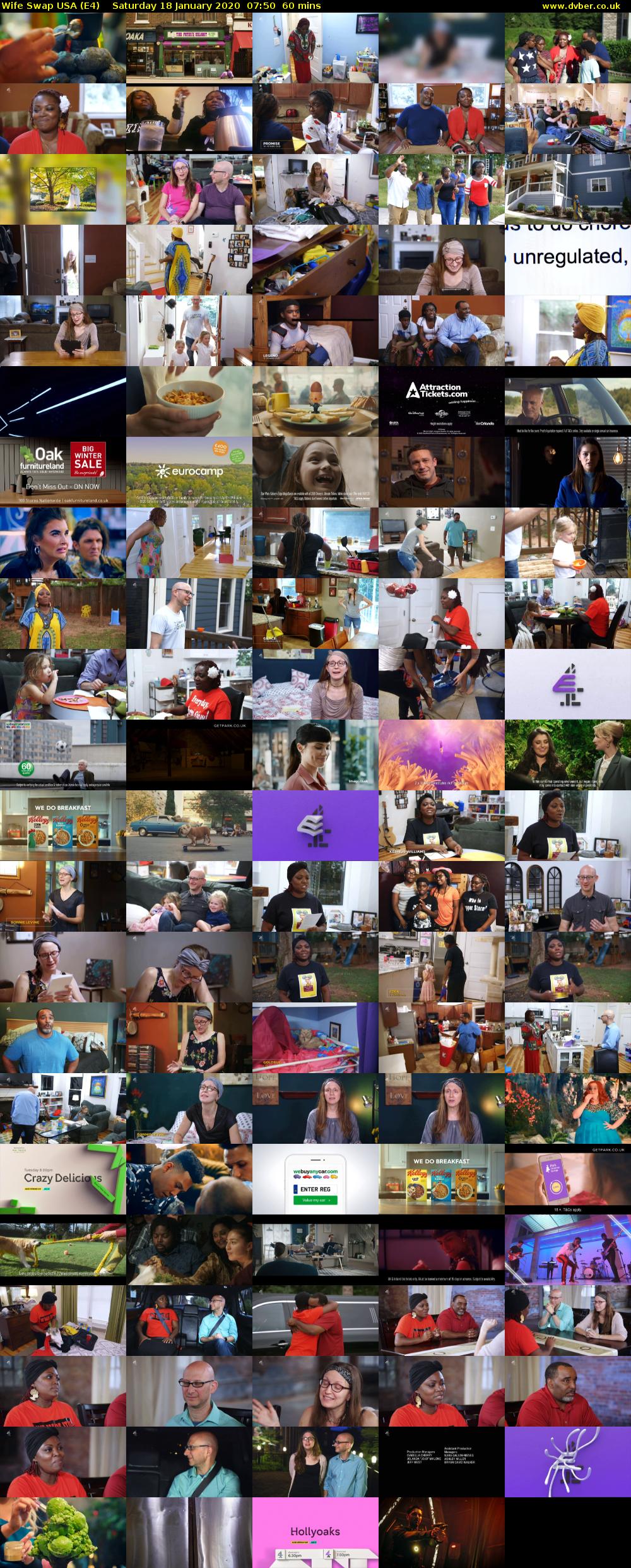 Wife Swap USA (E4) Saturday 18 January 2020 07:50 - 08:50