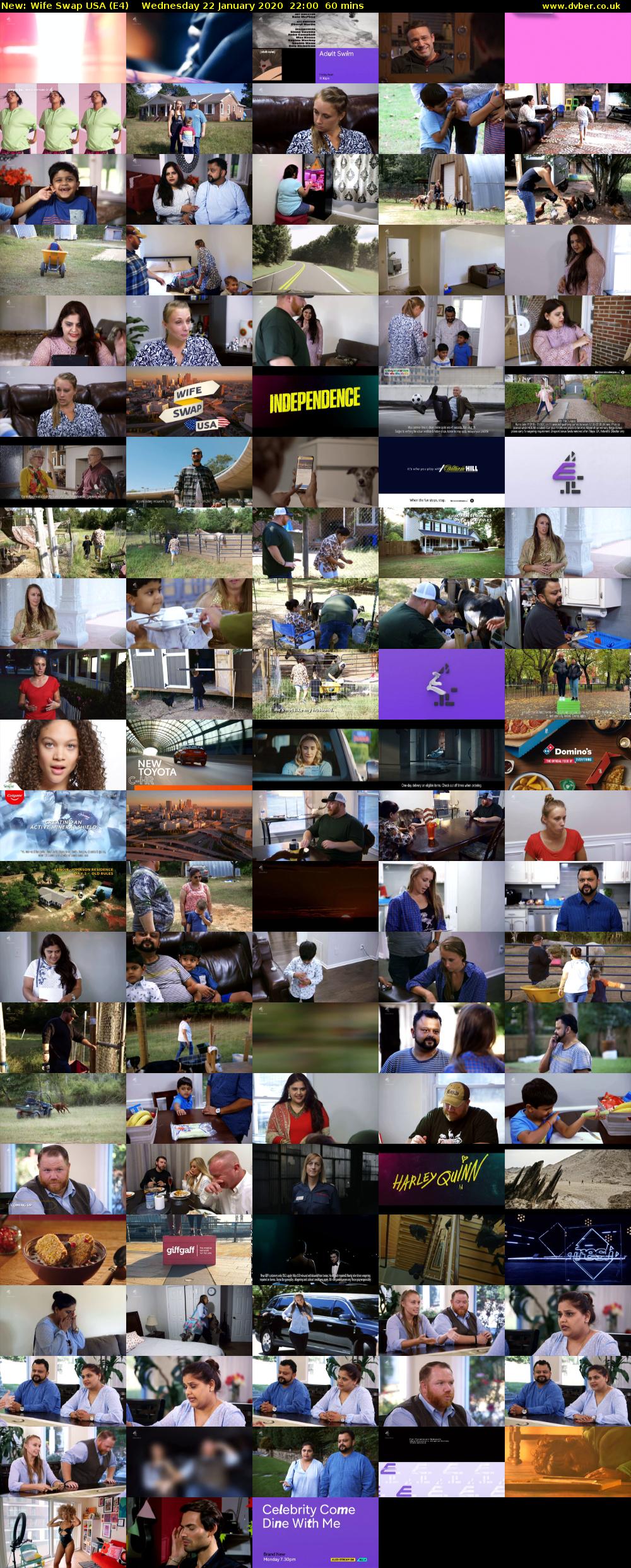 Wife Swap USA (E4) Wednesday 22 January 2020 22:00 - 23:00