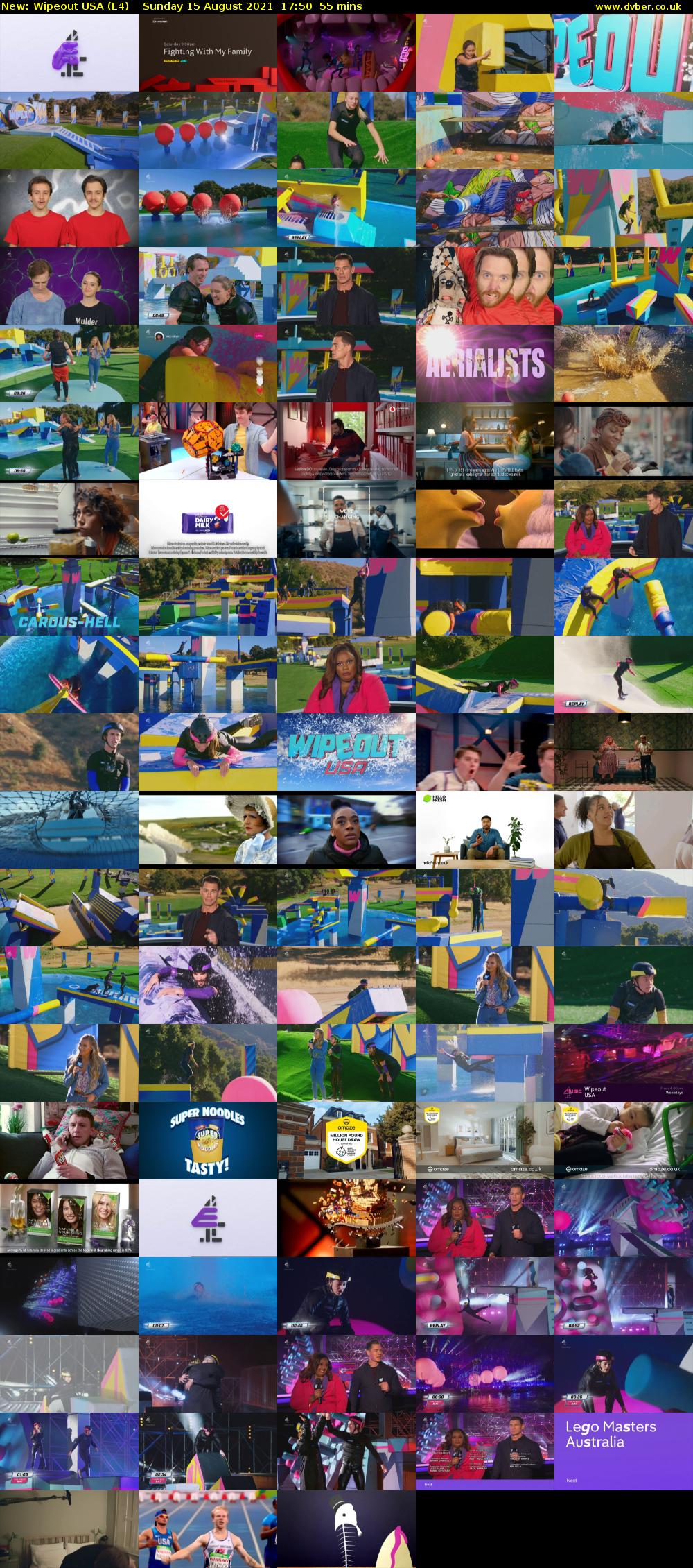 Wipeout USA (E4) Sunday 15 August 2021 17:50 - 18:45