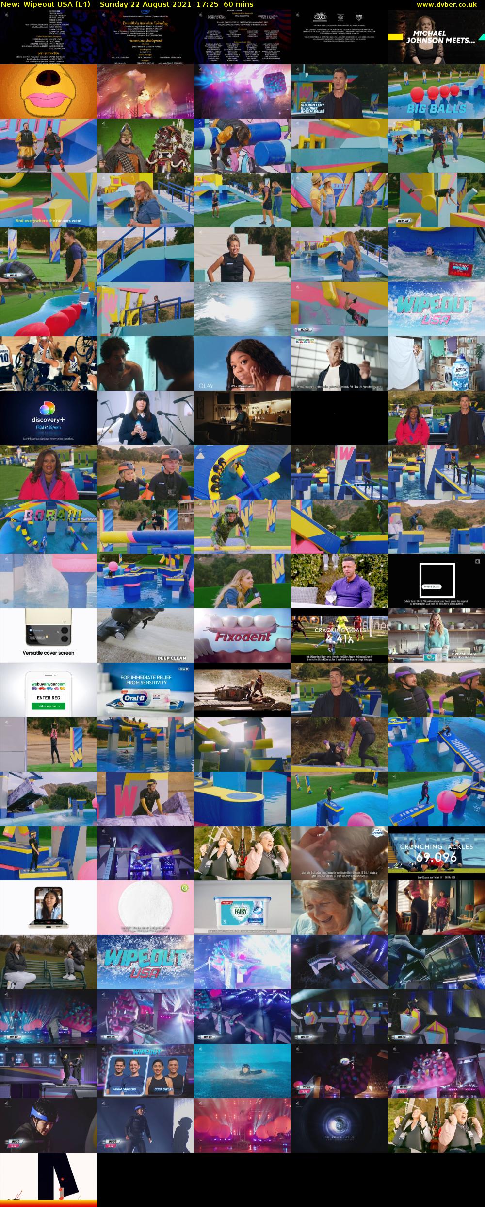Wipeout USA (E4) Sunday 22 August 2021 17:25 - 18:25