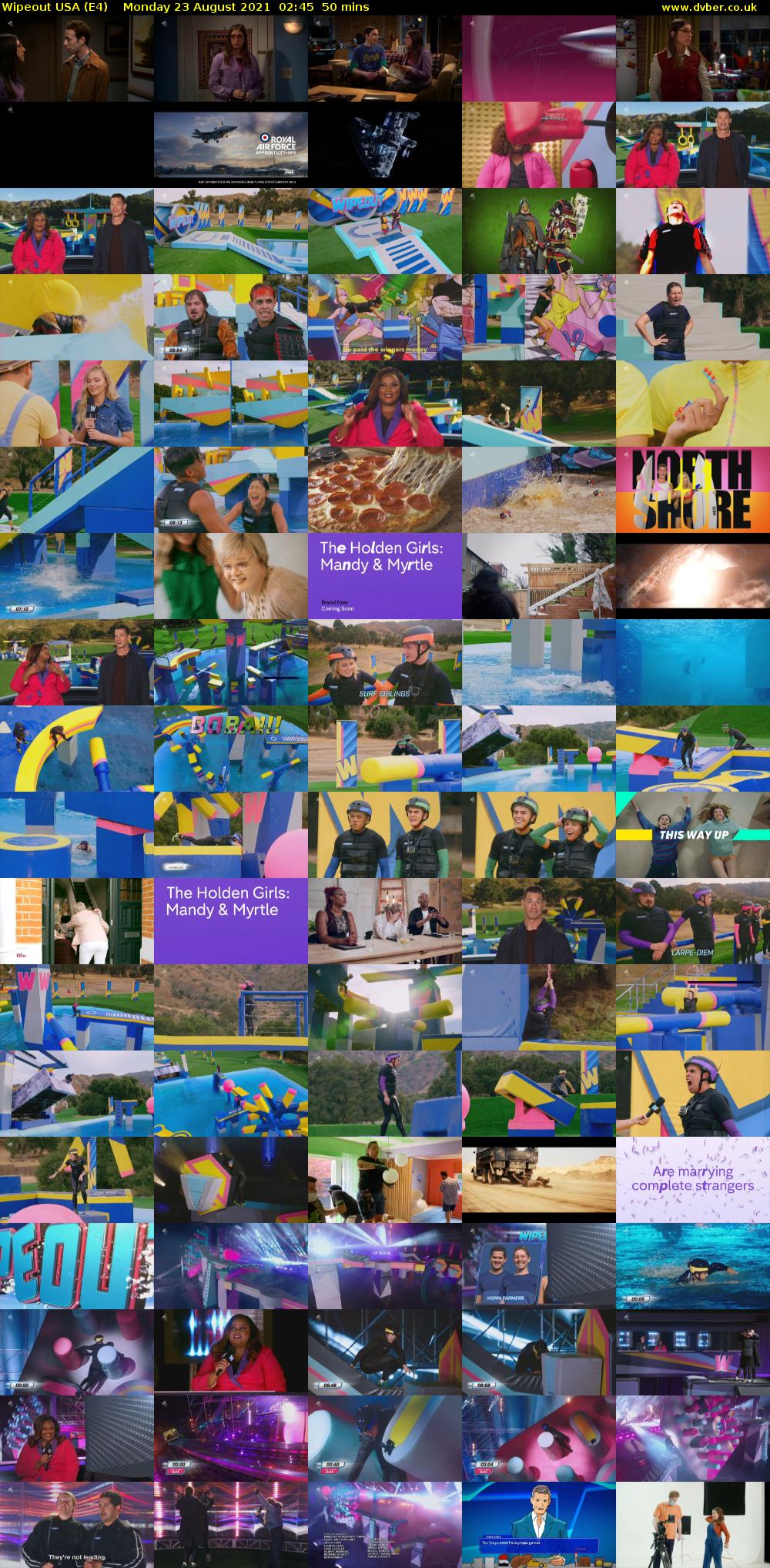 Wipeout USA (E4) Monday 23 August 2021 02:45 - 03:35