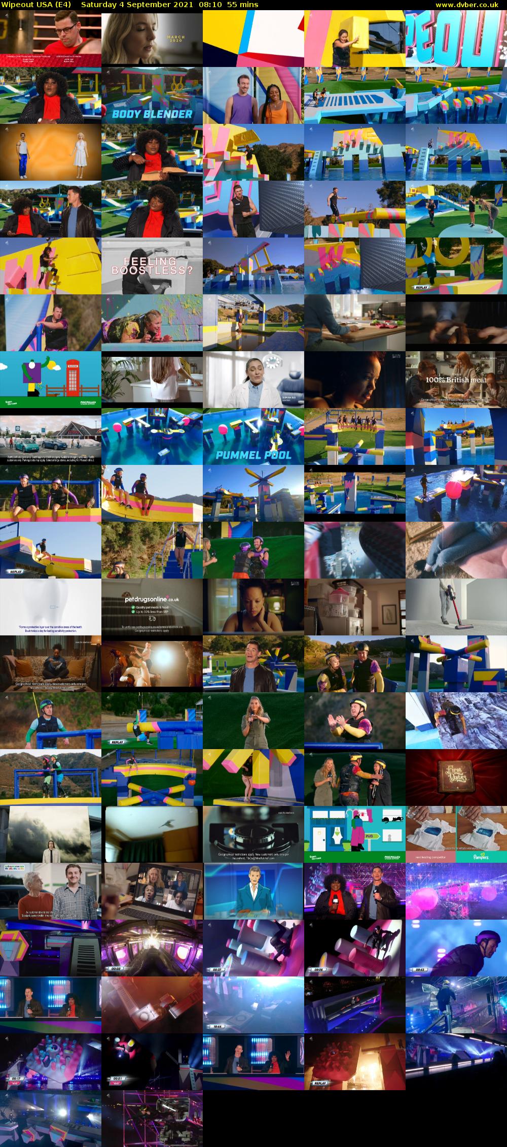 Wipeout USA (E4) Saturday 4 September 2021 08:10 - 09:05