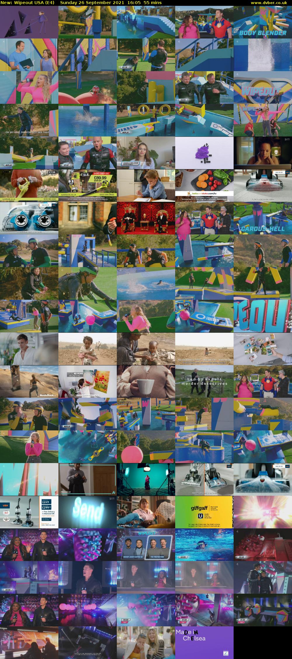 Wipeout USA (E4) Sunday 26 September 2021 16:05 - 17:00