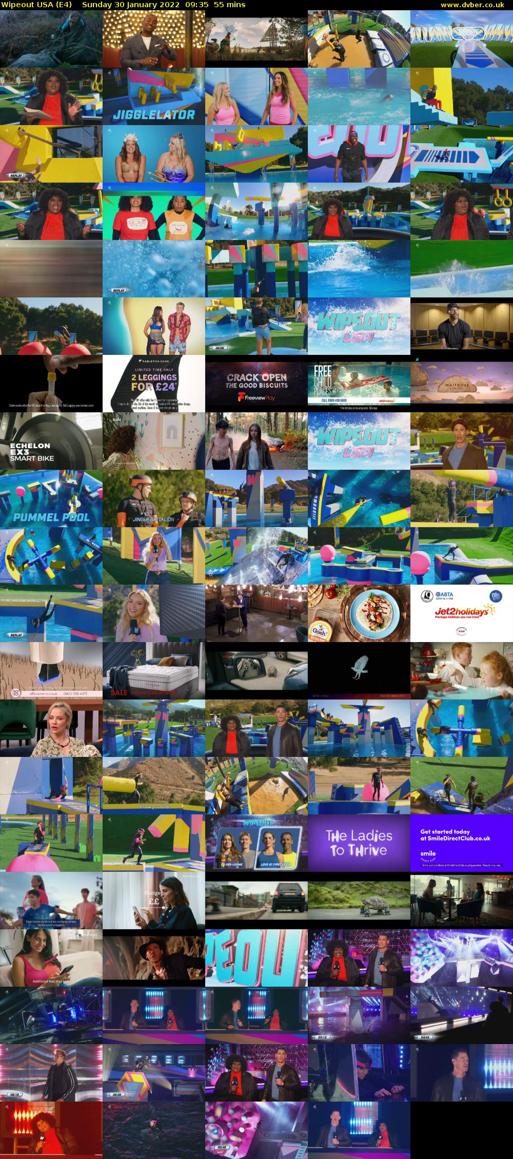 Wipeout USA (E4) Sunday 30 January 2022 09:35 - 10:30