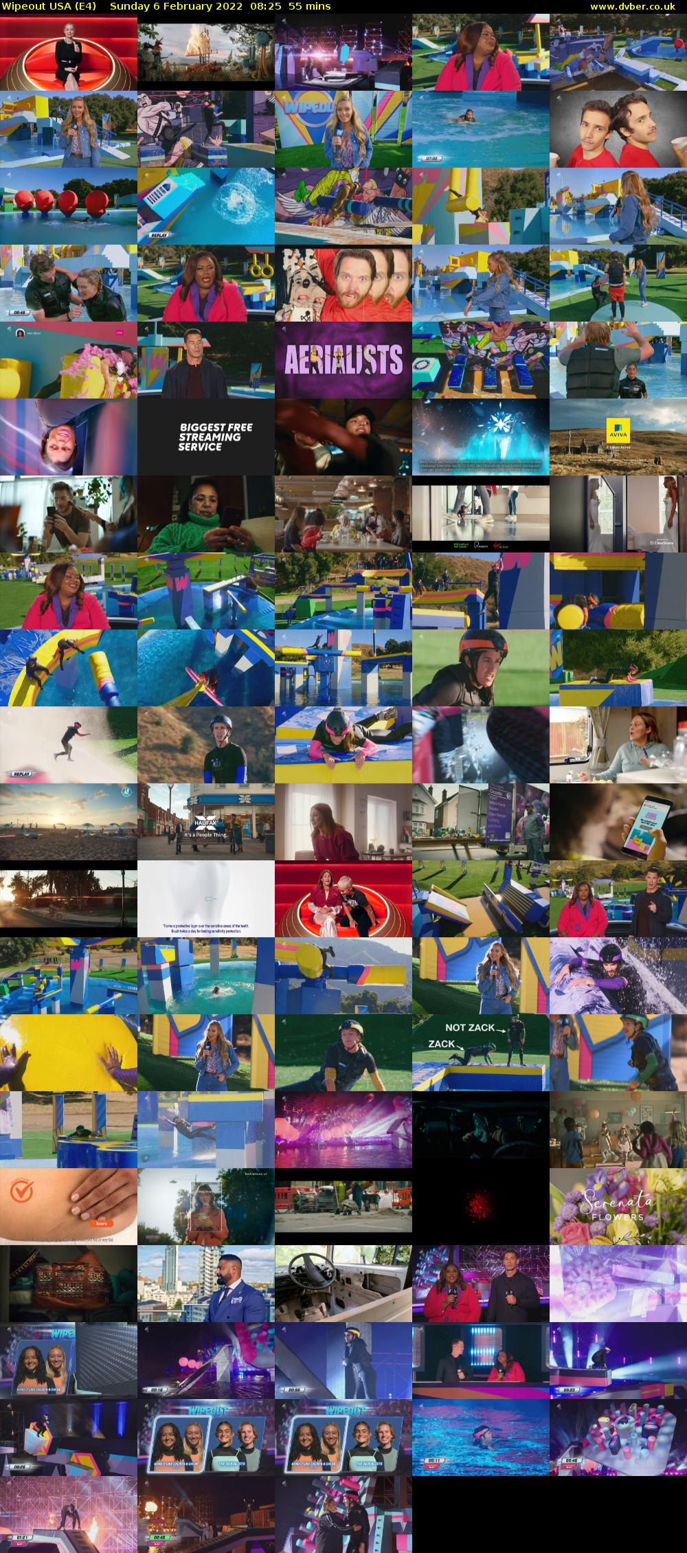 Wipeout USA (E4) Sunday 6 February 2022 08:25 - 09:20