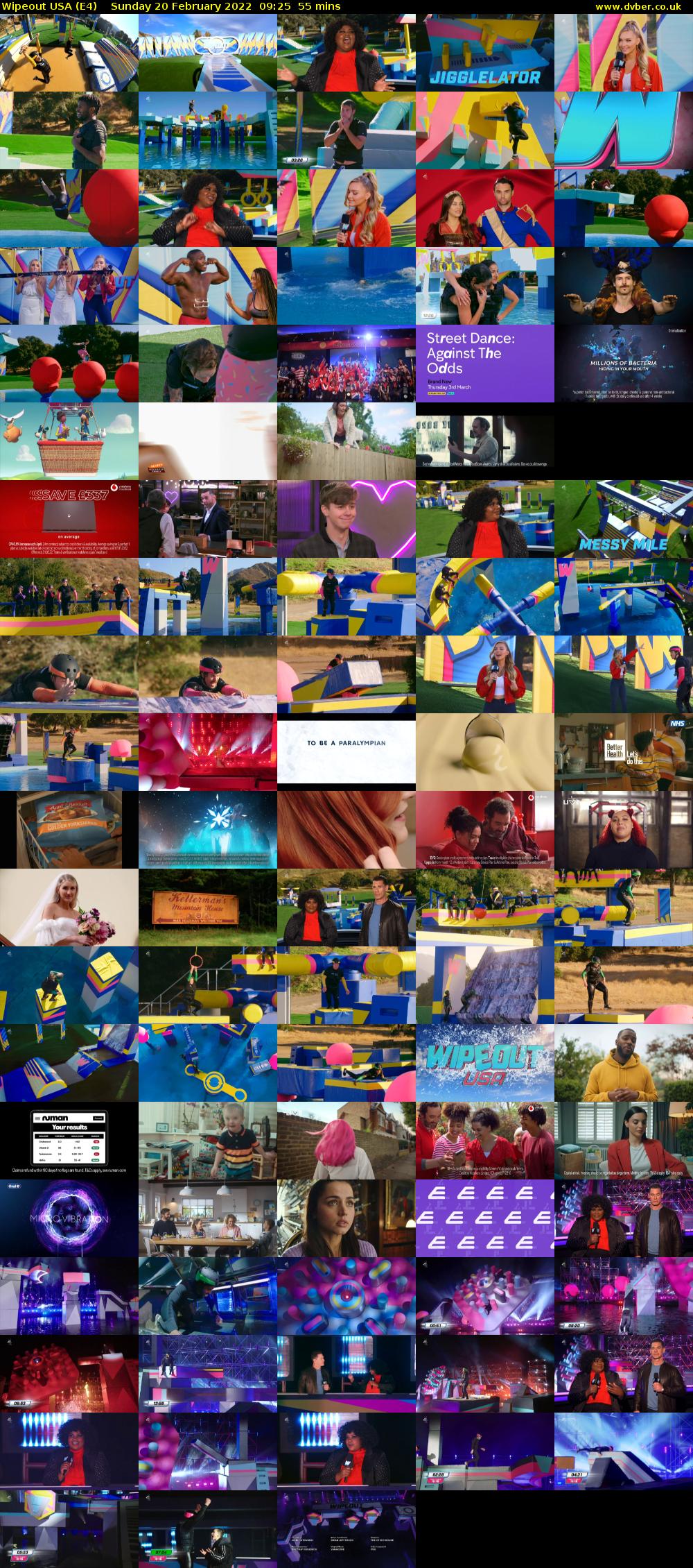 Wipeout USA (E4) Sunday 20 February 2022 09:25 - 10:20