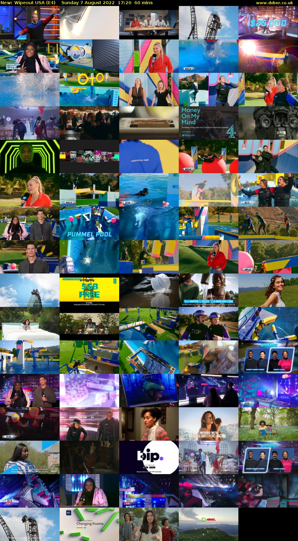 Wipeout USA (E4) Sunday 7 August 2022 17:20 - 18:20