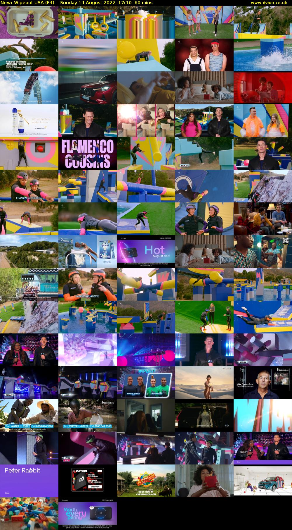 Wipeout USA (E4) Sunday 14 August 2022 17:10 - 18:10