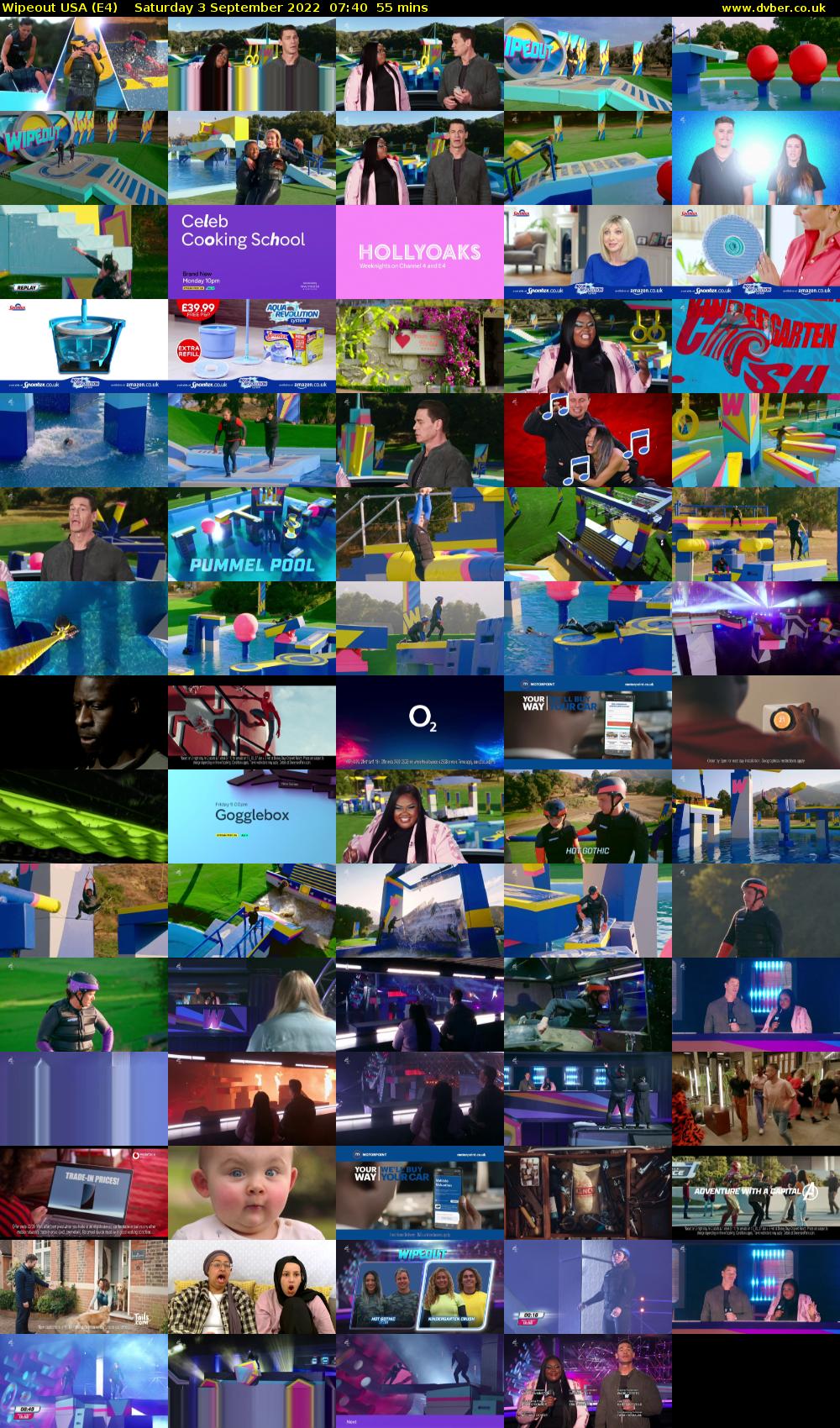 Wipeout USA (E4) Saturday 3 September 2022 07:40 - 08:35