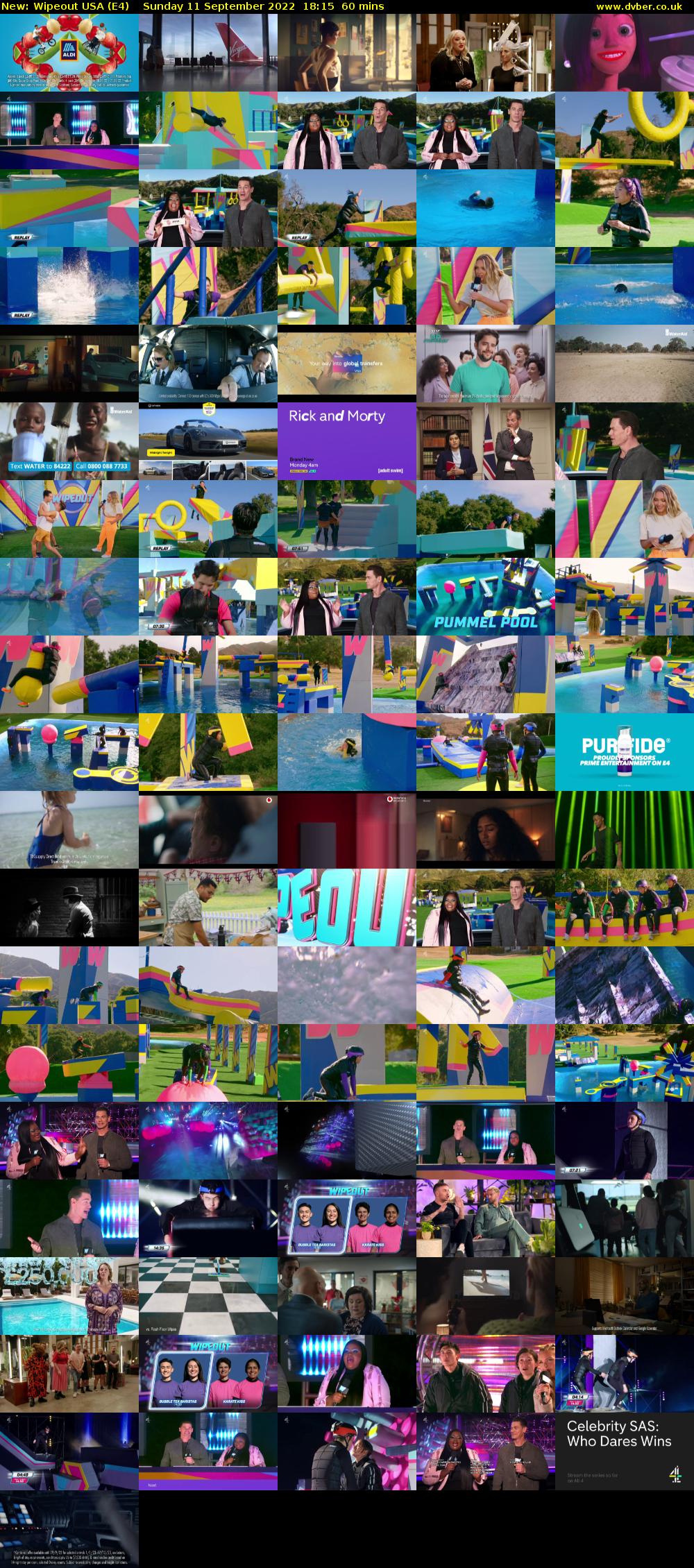 Wipeout USA (E4) Sunday 11 September 2022 18:15 - 19:15