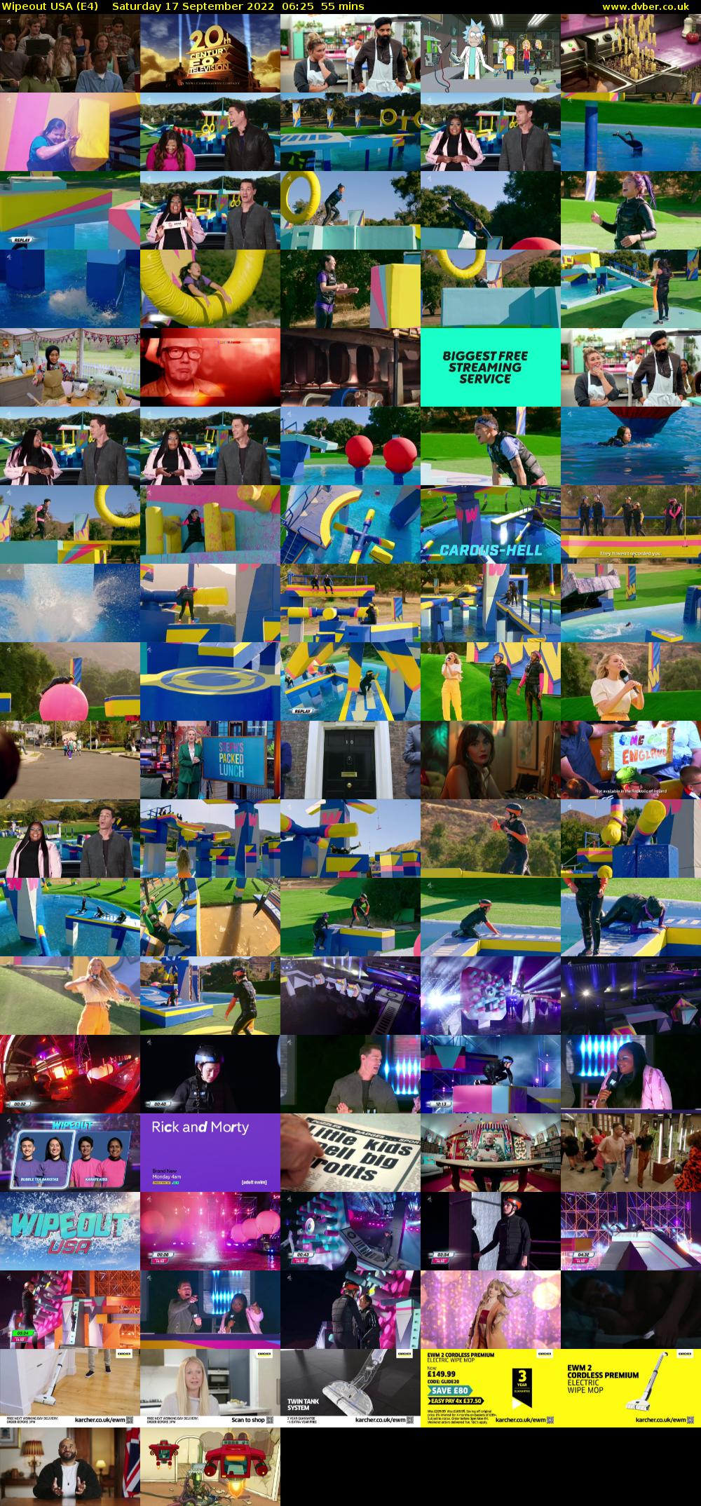 Wipeout USA (E4) Saturday 17 September 2022 06:25 - 07:20