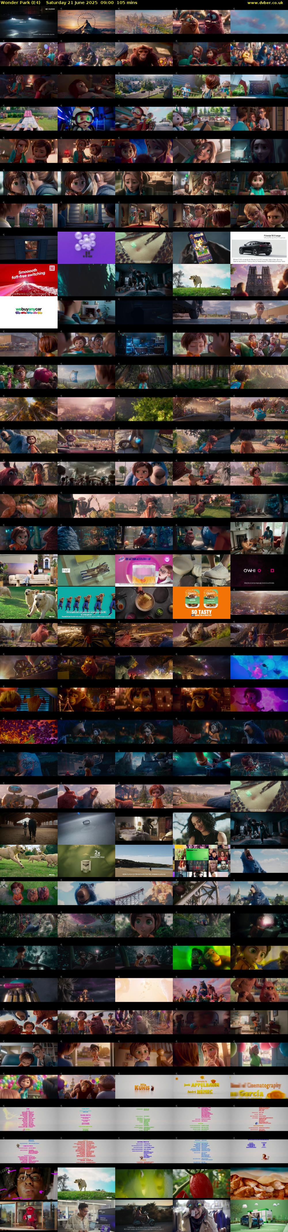 Wonder Park (E4) Saturday 21 June 2025 09:00 - 10:45