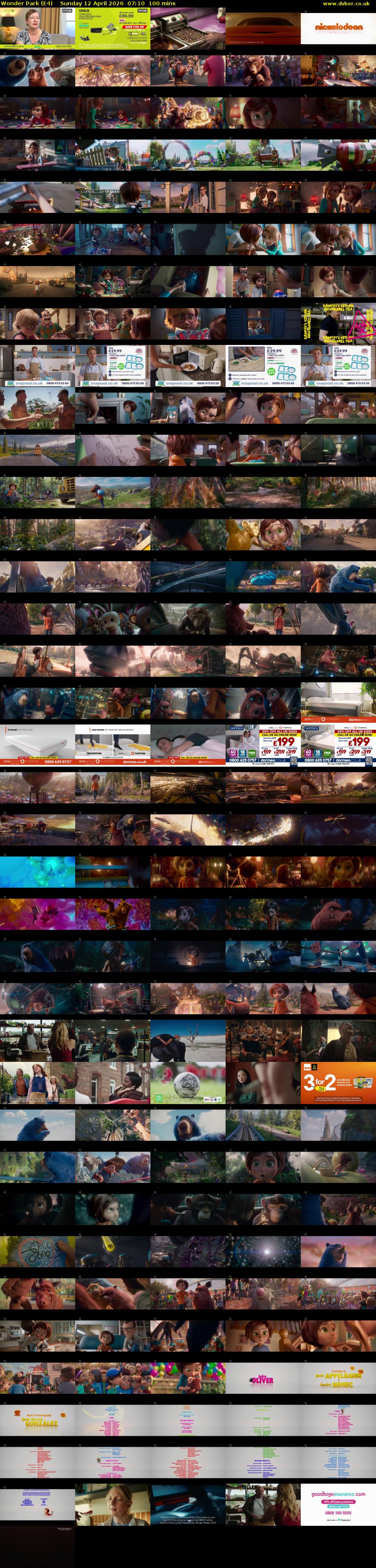 Wonder Park (E4) Sunday 12 April 2026 07:10 - 08:50