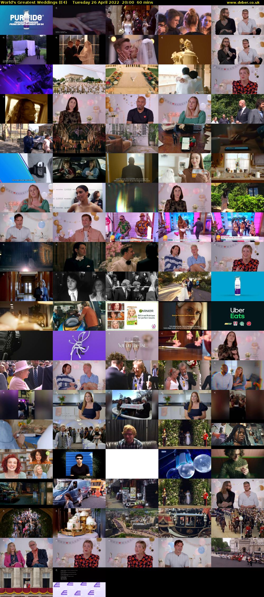 World's Greatest Weddings (E4) Tuesday 26 April 2022 20:00 - 21:00