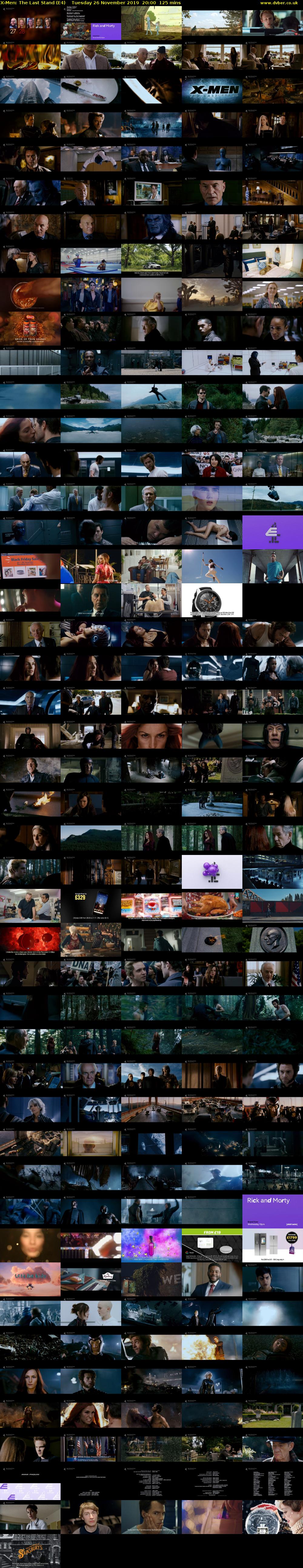 X-Men: The Last Stand (E4) Tuesday 26 November 2019 20:00 - 22:05
