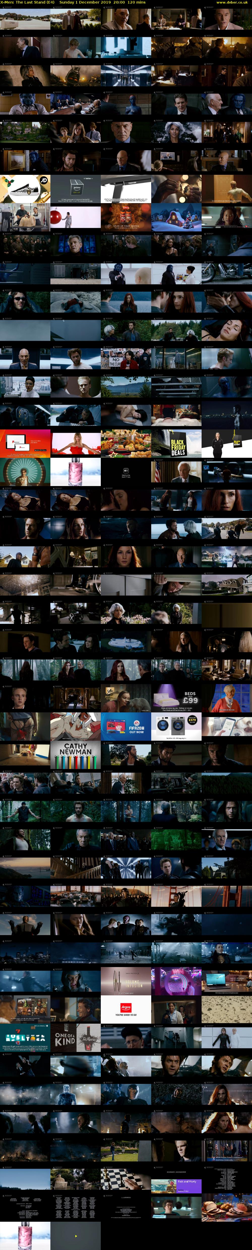 X-Men: The Last Stand (E4) Sunday 1 December 2019 20:00 - 22:00