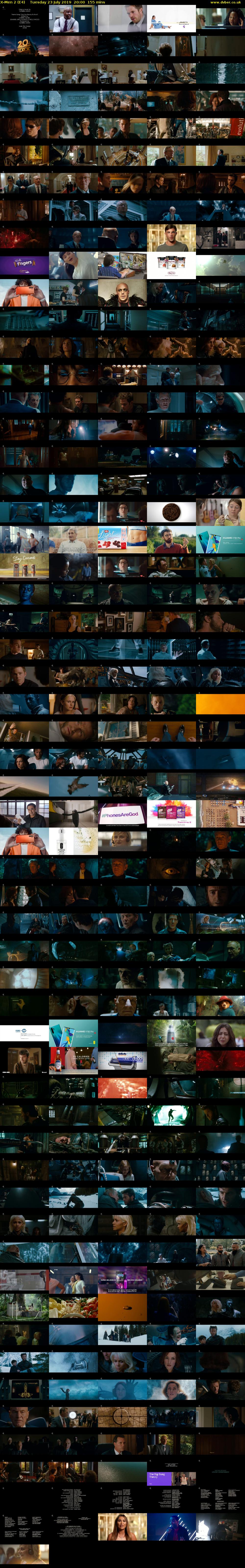 X-Men 2 (E4) Tuesday 23 July 2019 20:00 - 22:35