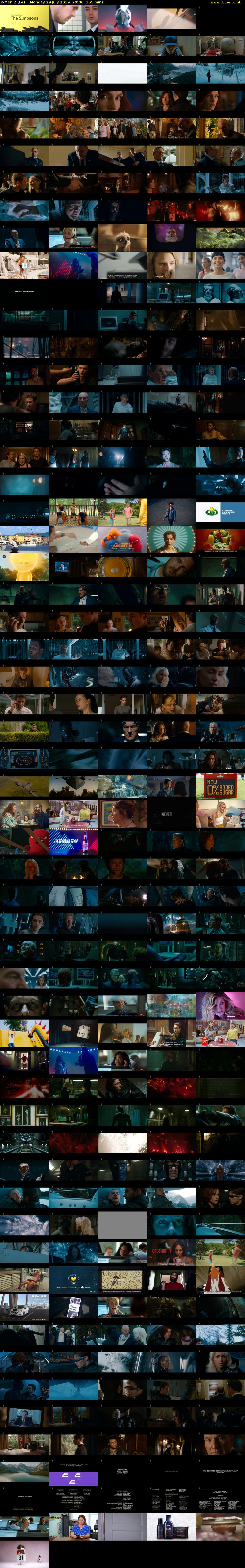 X-Men 2 (E4) Monday 29 July 2019 20:00 - 22:35