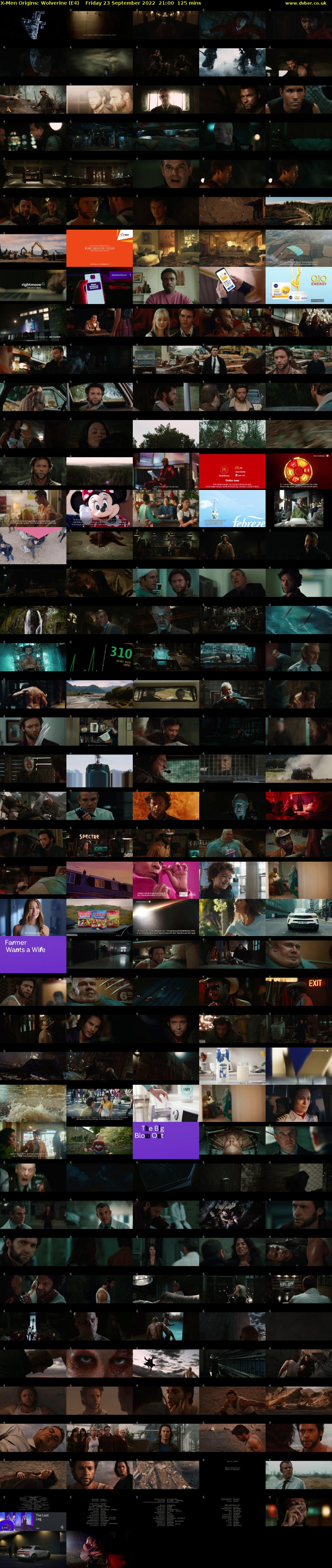 X-Men Origins: Wolverine (E4) Friday 23 September 2022 21:00 - 23:05