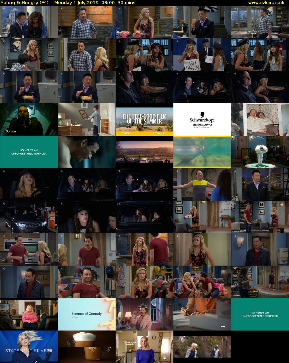 Young & Hungry (E4) Monday 1 July 2019 08:00 - 08:30