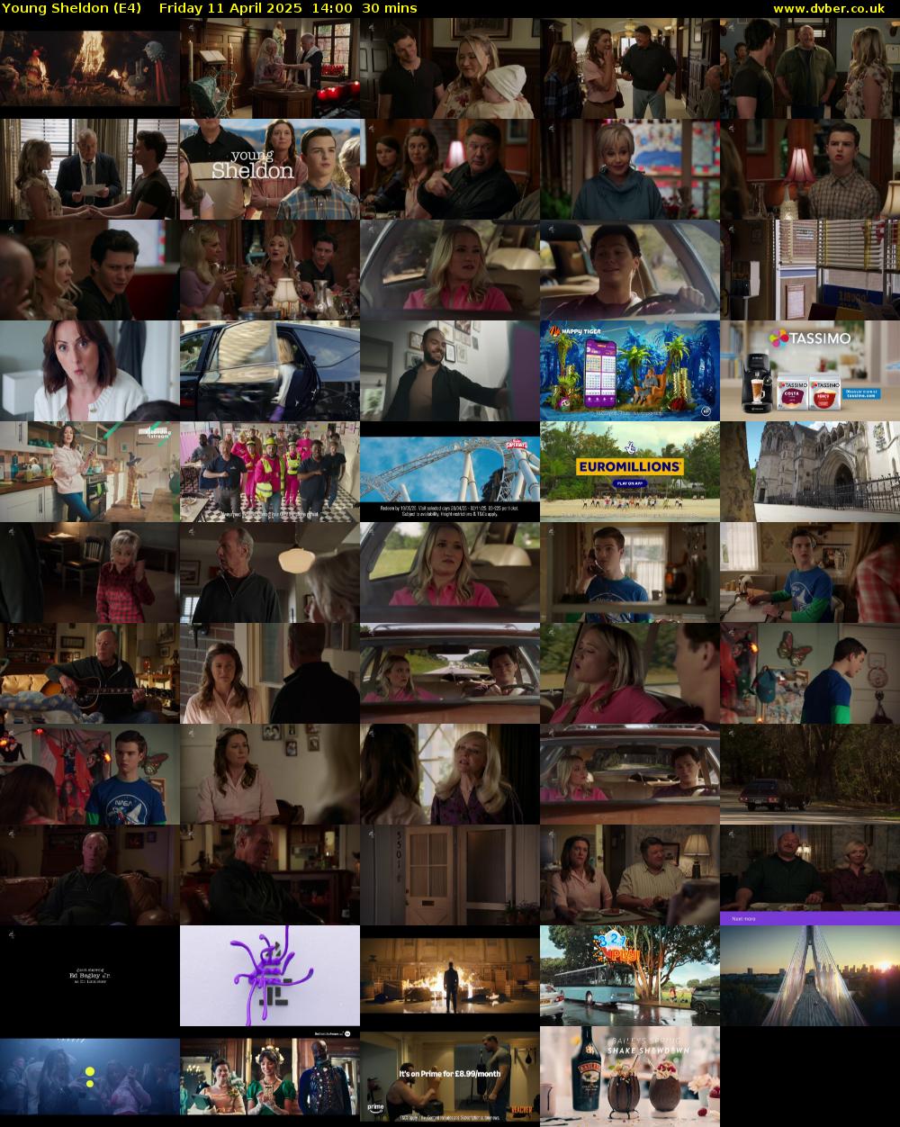 Young Sheldon (E4) Friday 11 April 2025 14:00 - 14:30