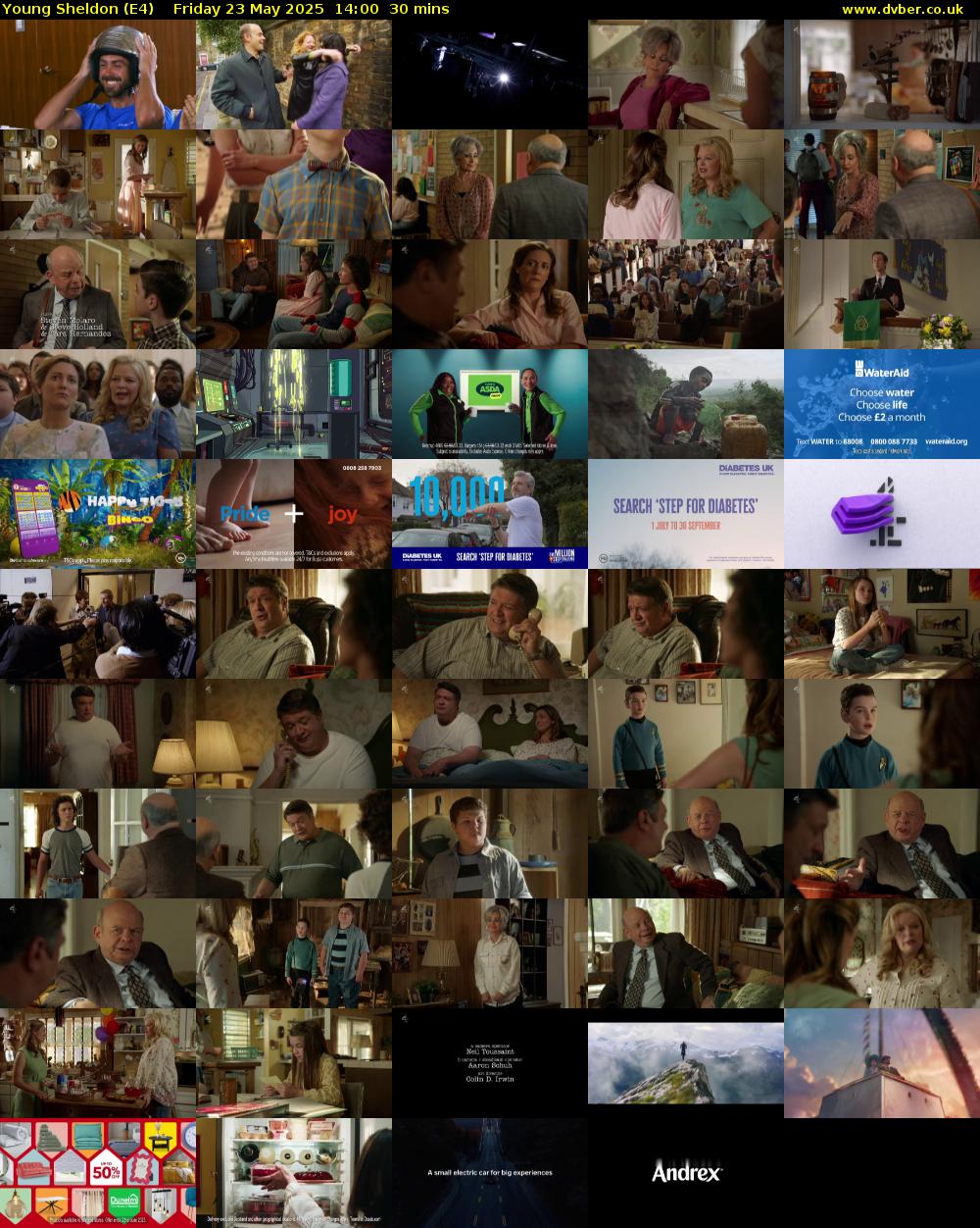 Young Sheldon (E4) Friday 23 May 2025 14:00 - 14:30