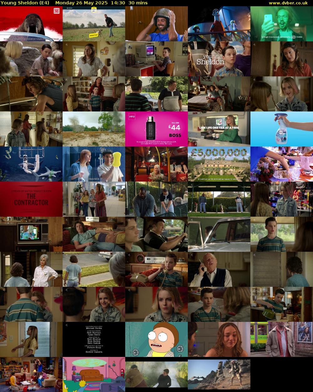 Young Sheldon (E4) Monday 26 May 2025 14:30 - 15:00
