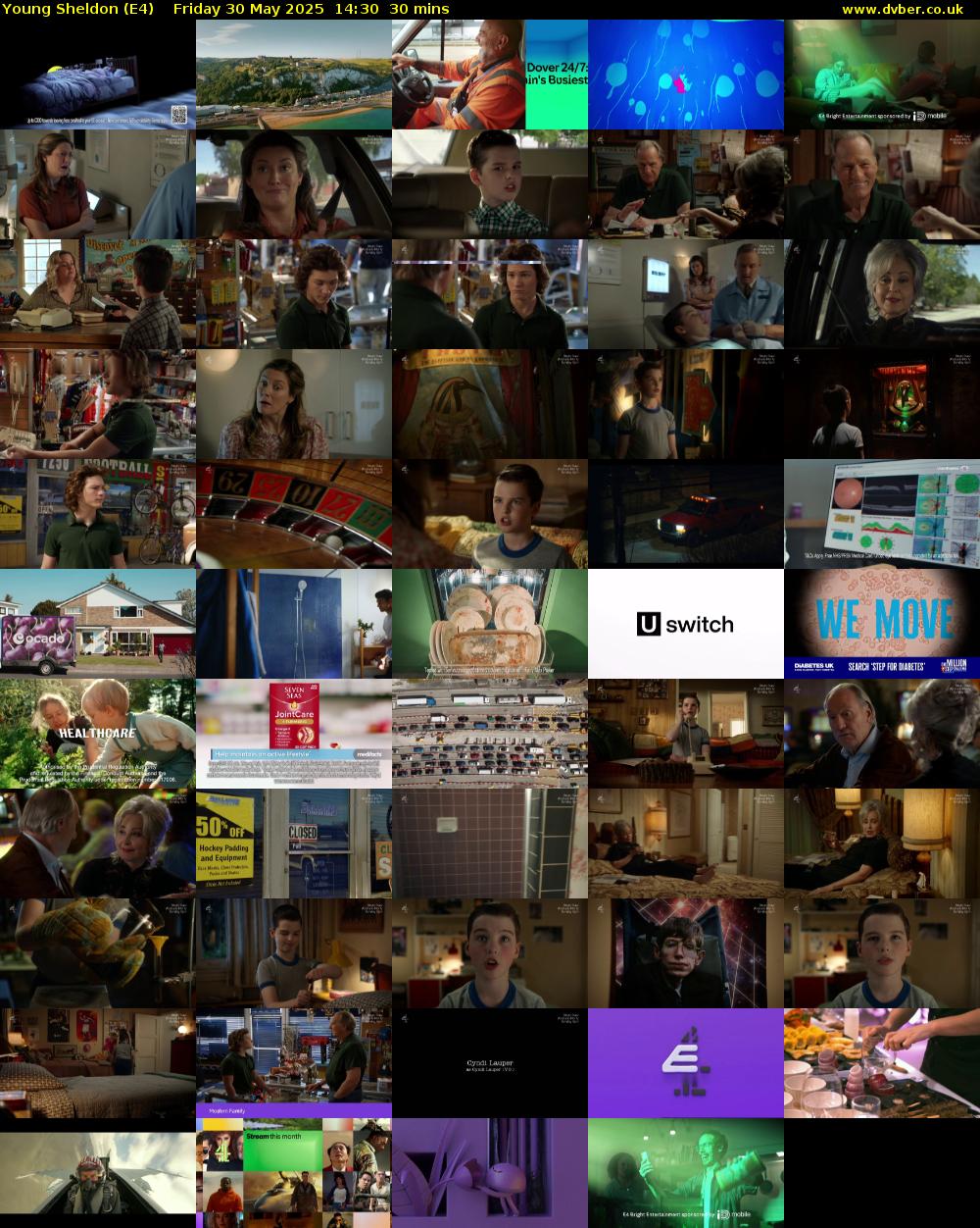 Young Sheldon (E4) Friday 30 May 2025 14:30 - 15:00