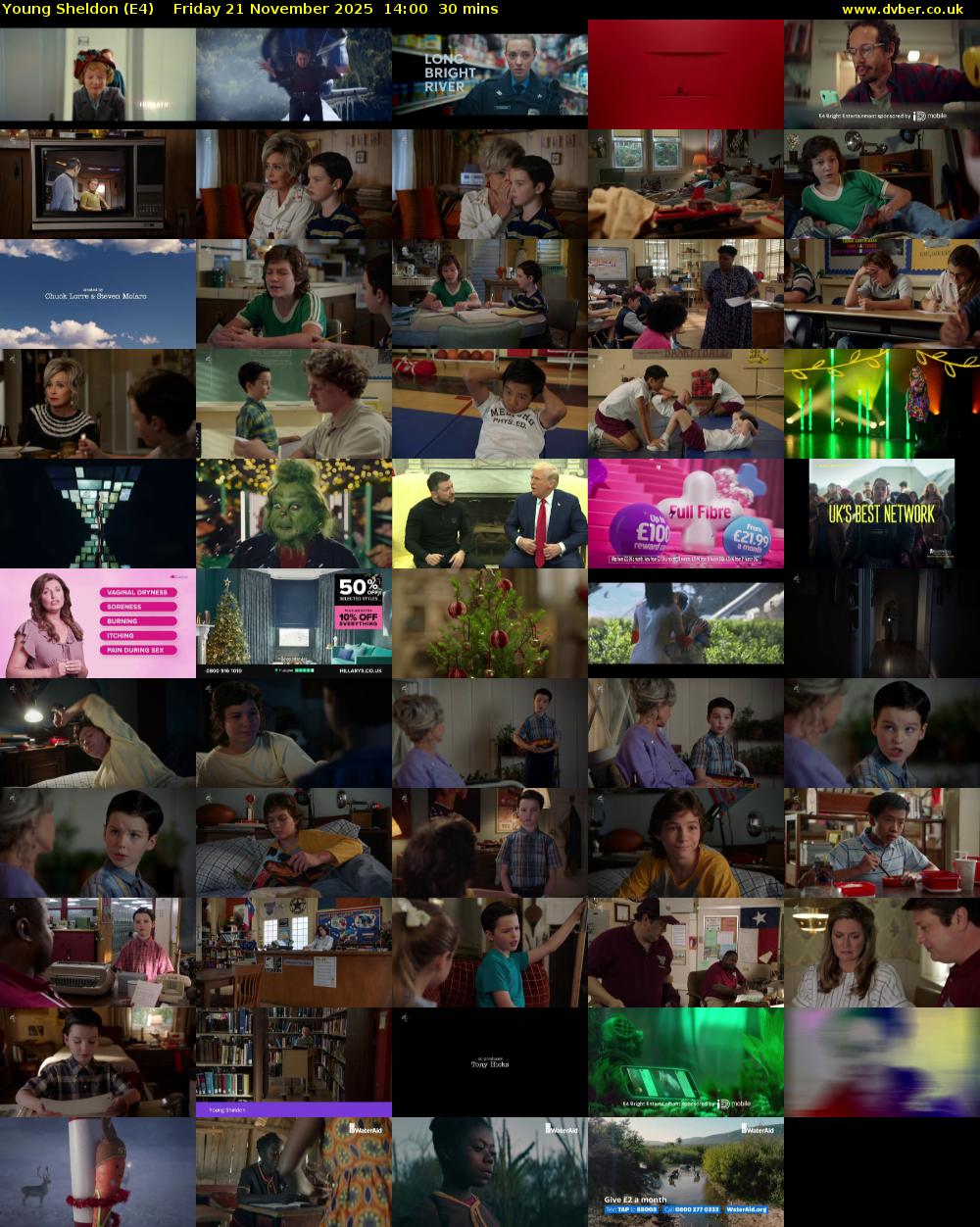 Young Sheldon (E4) Friday 21 November 2025 14:00 - 14:30