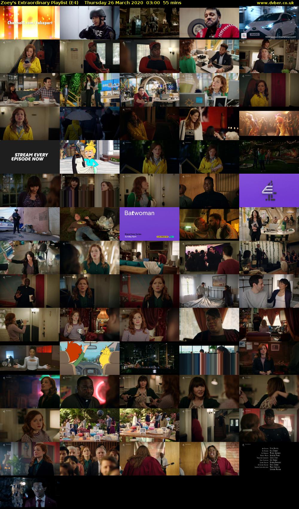 Zoey's Extraordinary Playlist (E4) Thursday 26 March 2020 03:00 - 03:55