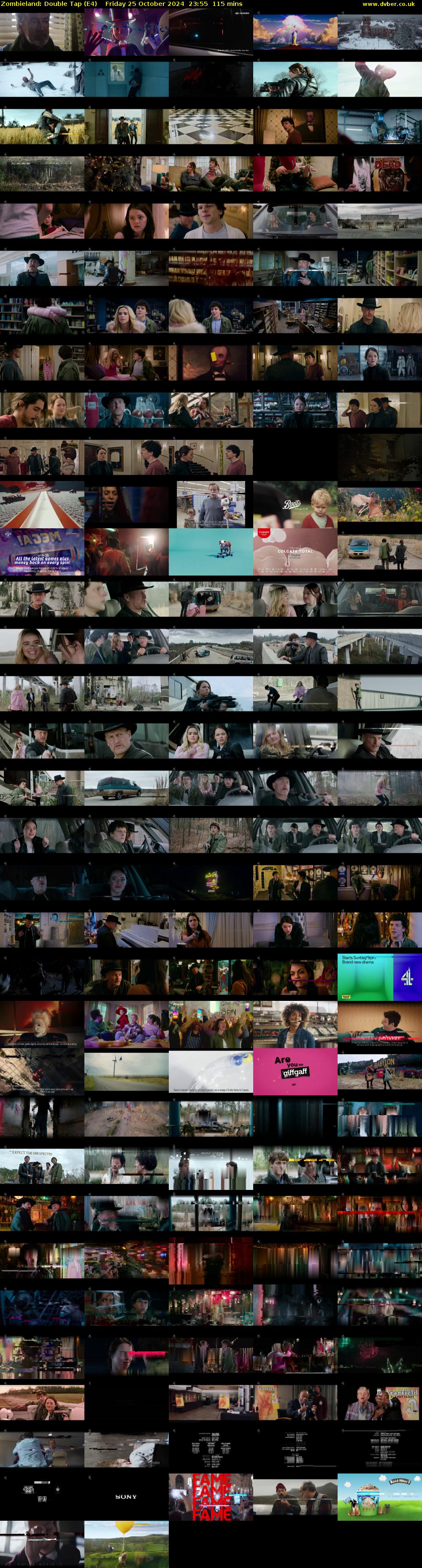 Zombieland: Double Tap (E4) Friday 25 October 2024 23:55 - 01:50