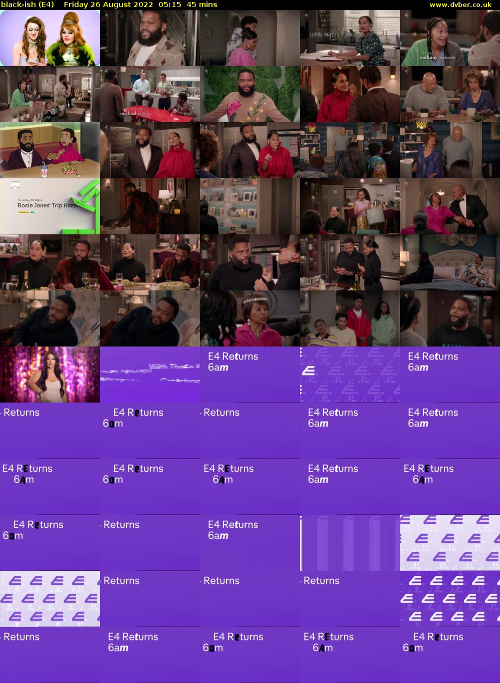 black-ish (E4) Friday 26 August 2022 05:15 - 06:00