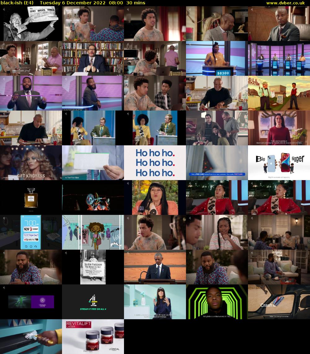 black-ish (E4) Tuesday 6 December 2022 08:00 - 08:30