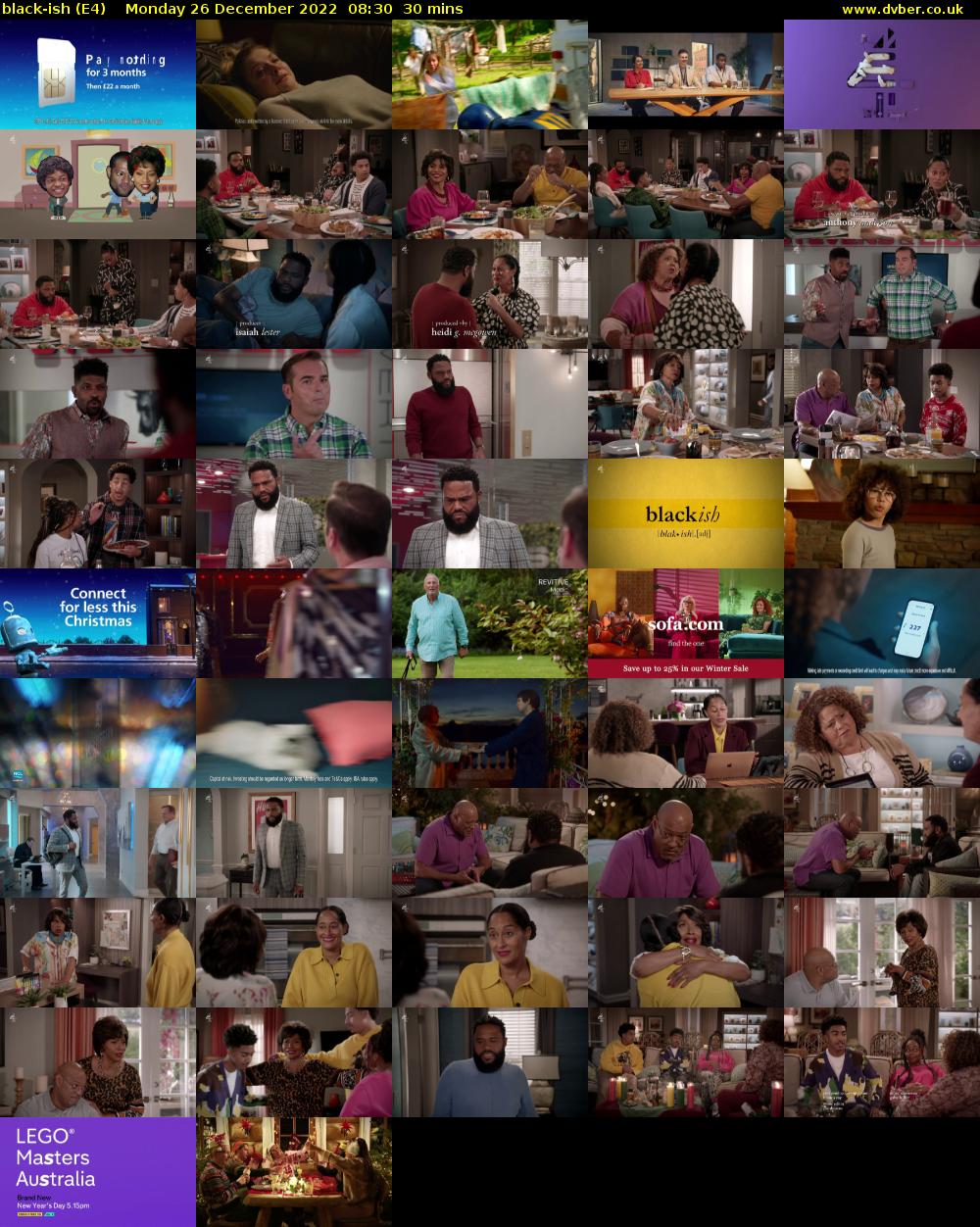 black-ish (E4) Monday 26 December 2022 08:30 - 09:00